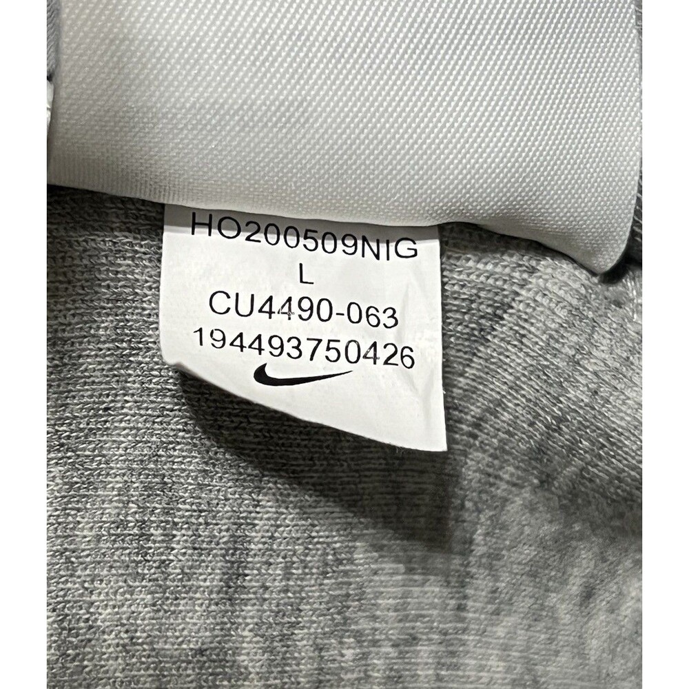 Nike Sportswear Tech Fleece Hoodie Mens Large Gray Full Zip Jacket CU4490-063 - Picture 9 of 9